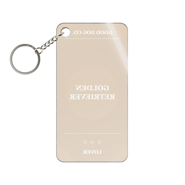 Golden Retriever Keychain