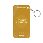 Golden Retriever Keychain