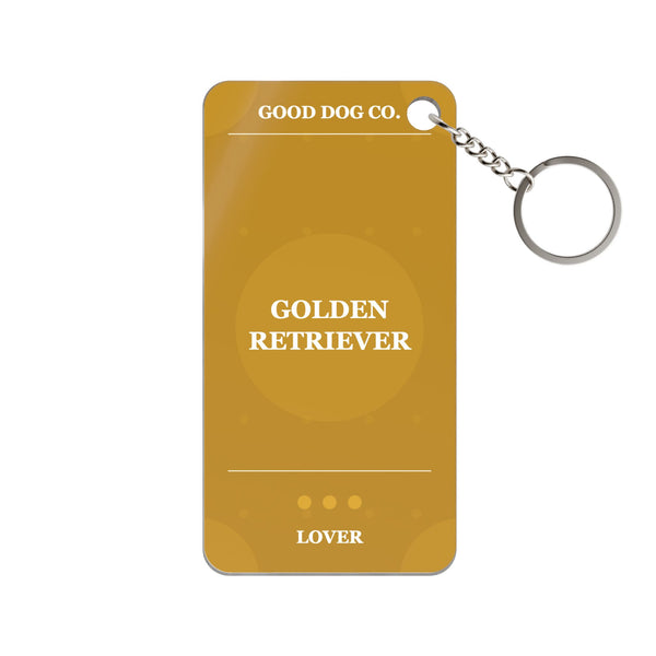 Golden Retriever Keychain