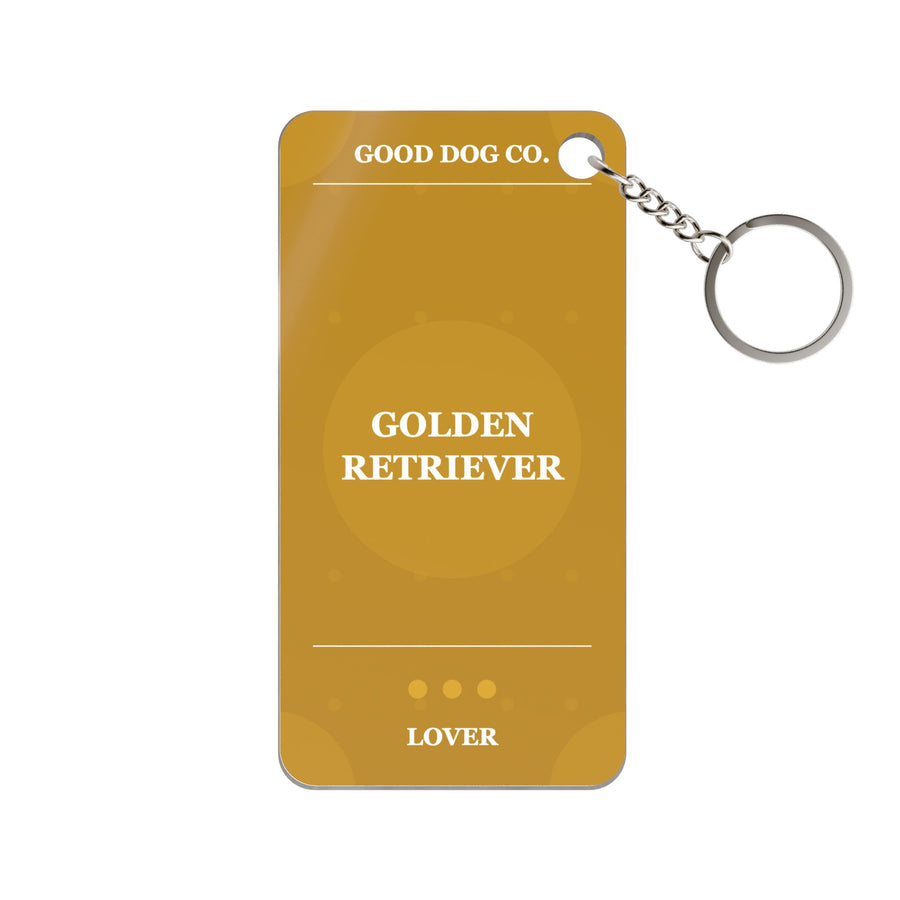Golden Retriever Keychain
