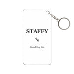 Staffy Keychain