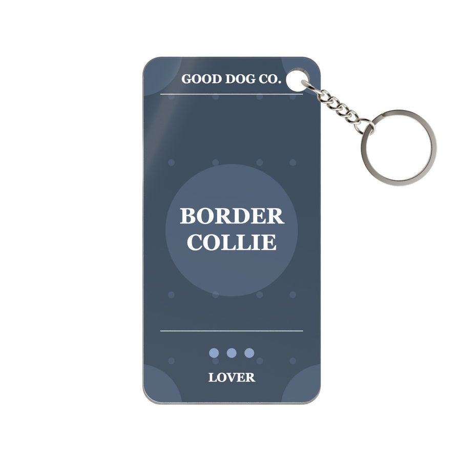 Border Collie Keychain